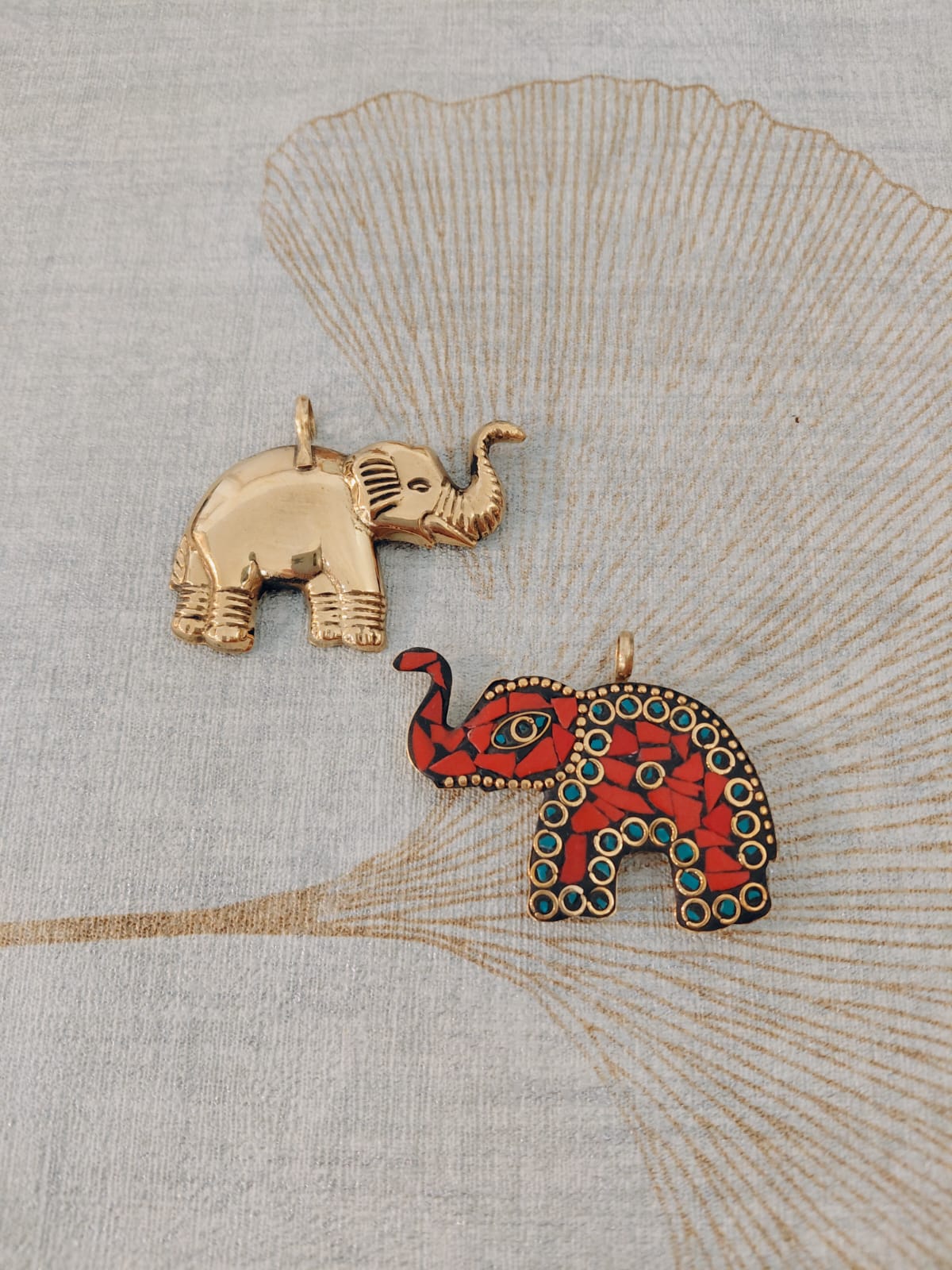 Ciondolo Elefante Nero Nepal