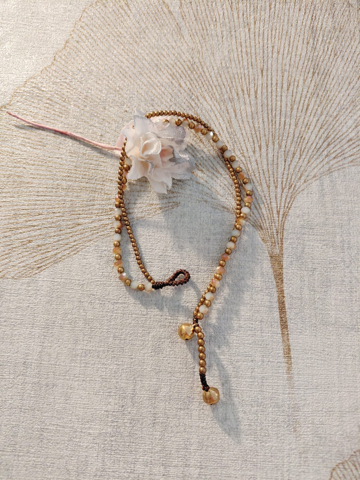 Cavigliera Cristalli Oro