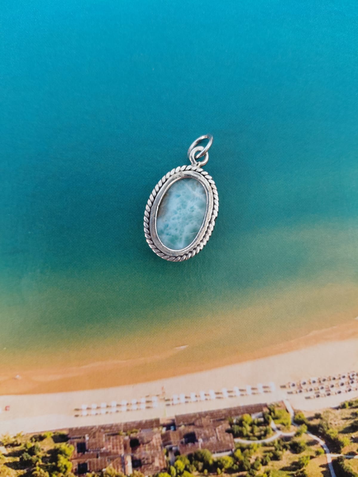 Ciondolo Larimar Big