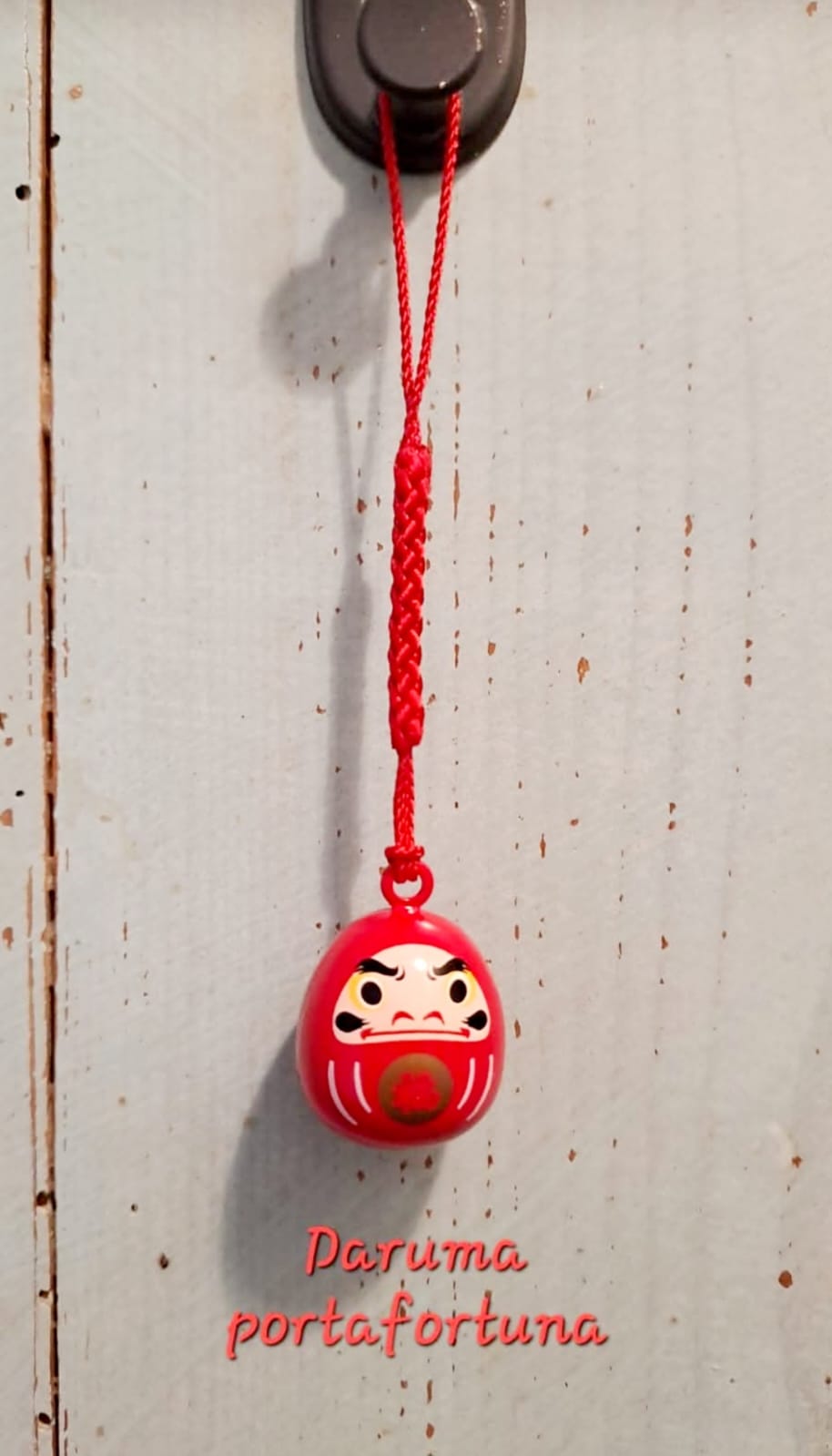 Campanellino Daruma Rosso