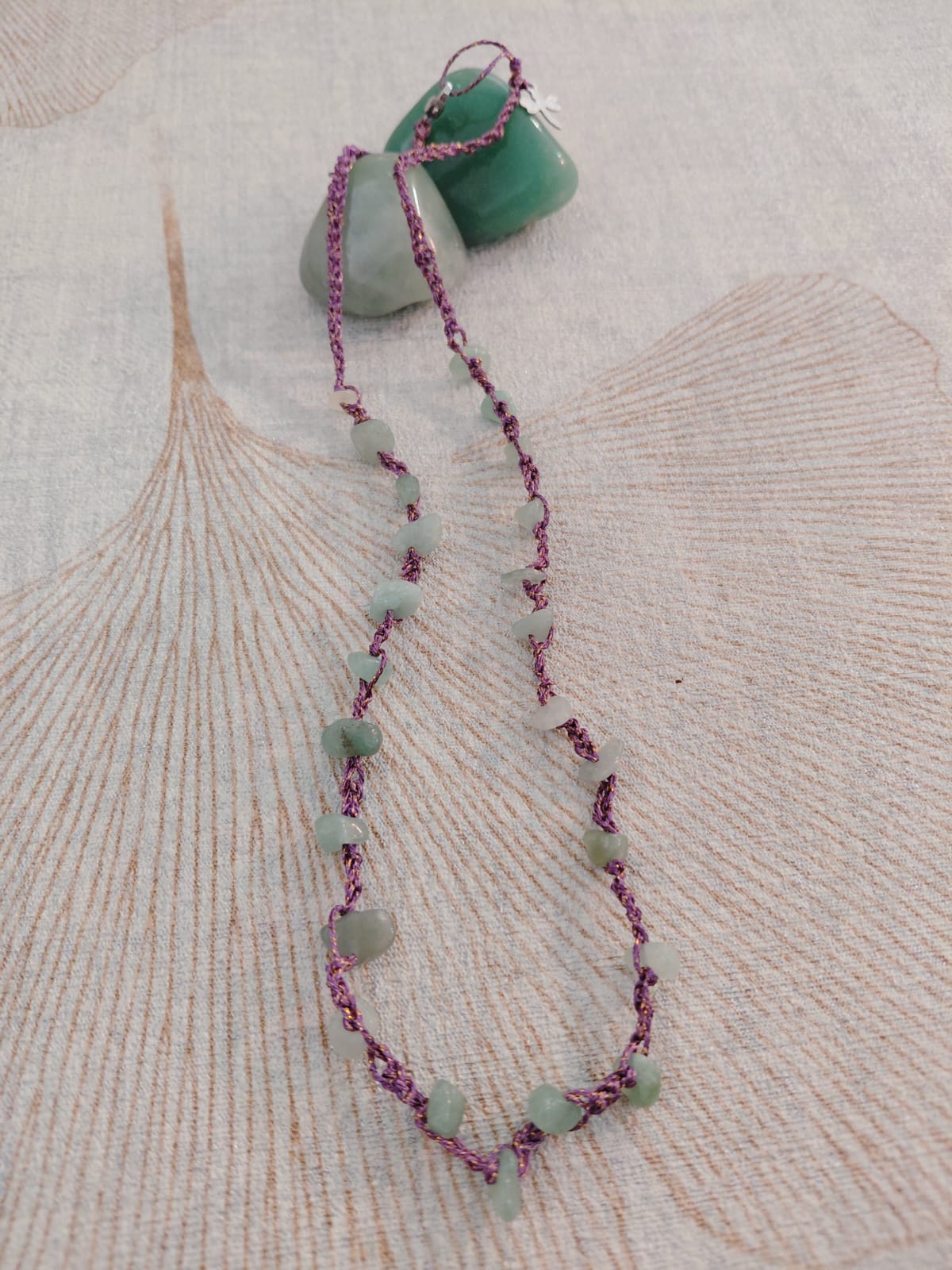 Collana Uncinetto & Avventurina