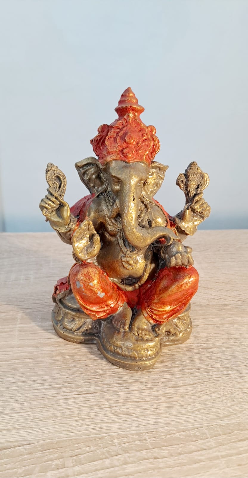 Ganesh Oro antico & Arancione