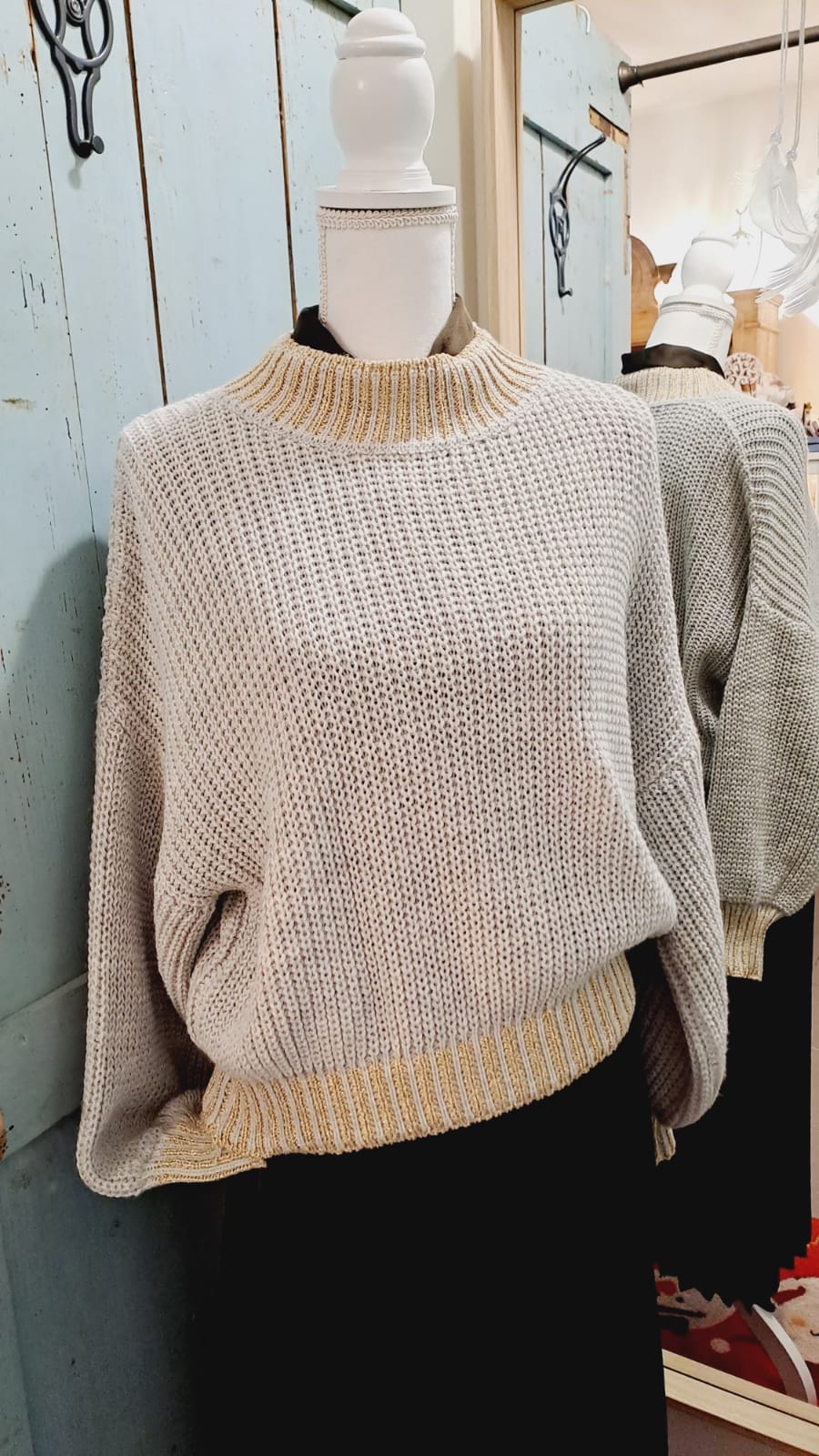 Maglioncino Ghiacchio & Oro