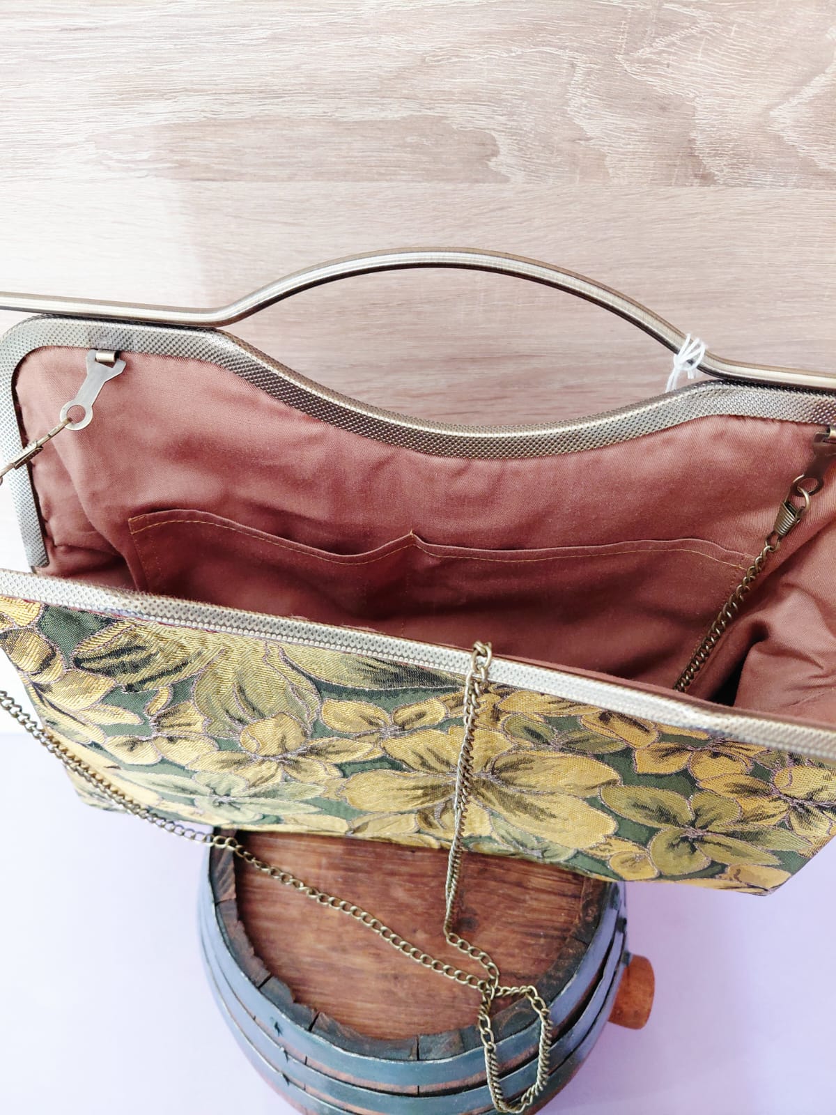 Borsa Retr&ograve; Gialla Big