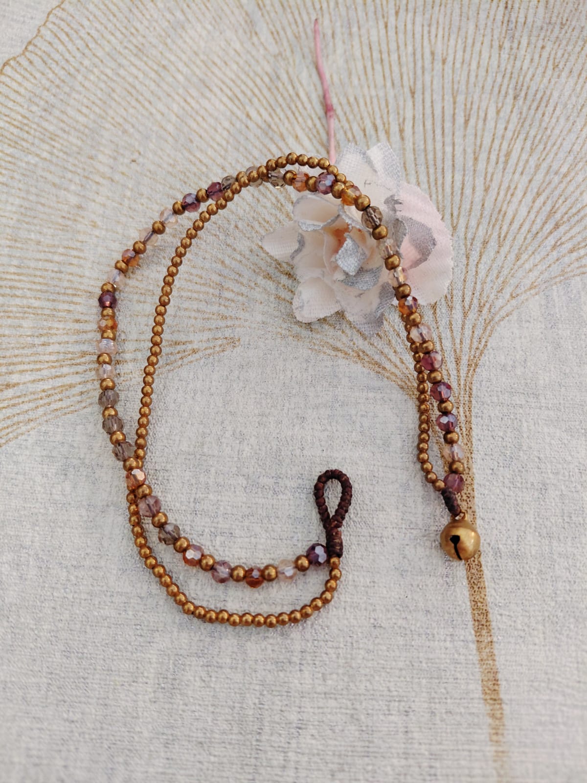 Cavigliera Cristalli Cioccolato