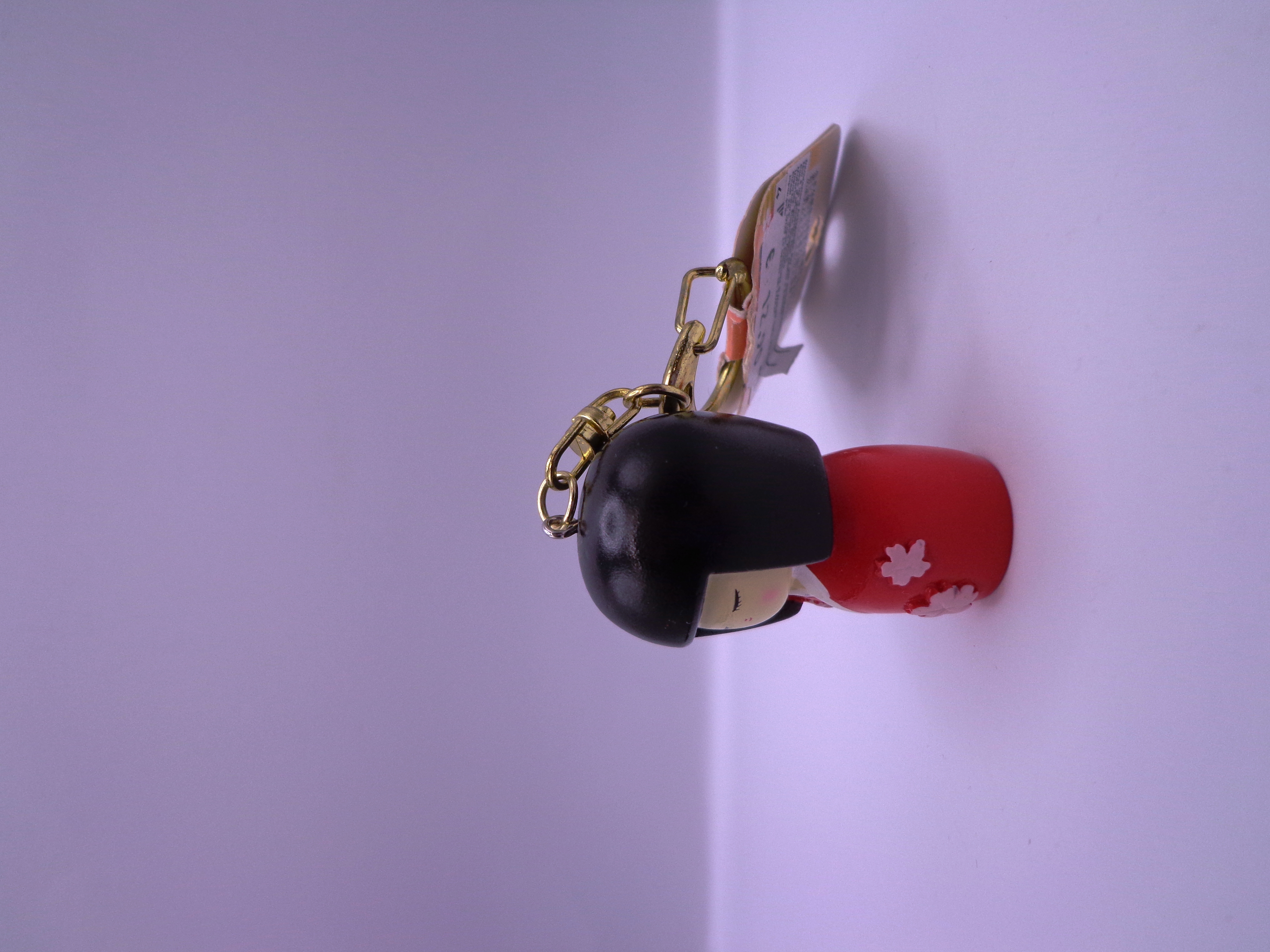 Portachiavi Kokeshi Rosso