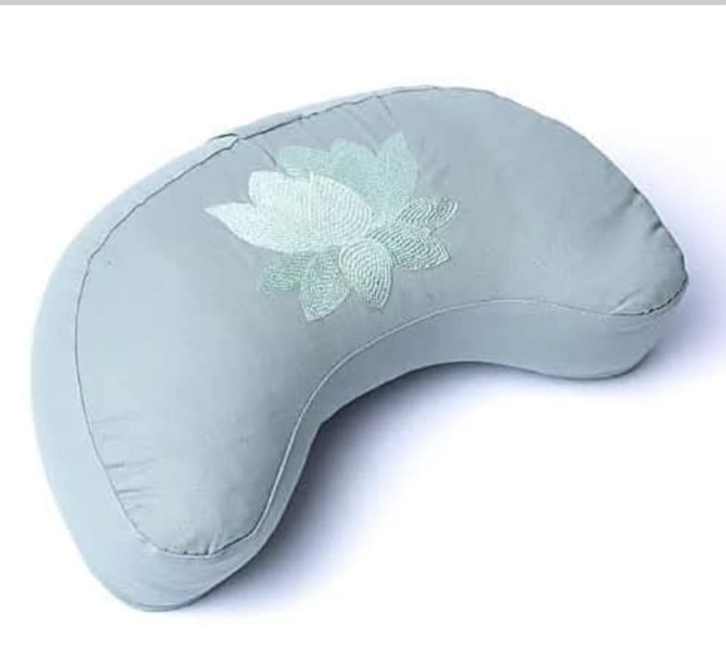 Cuscino Mezzaluna Azzurro