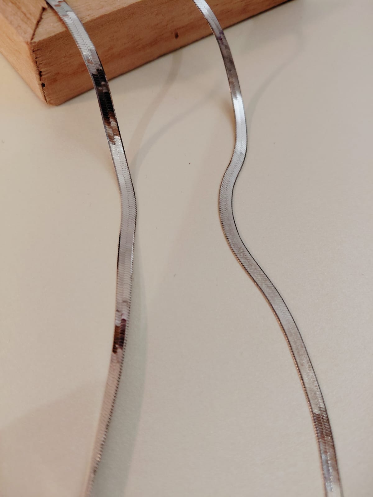 Collana Snake Piatta