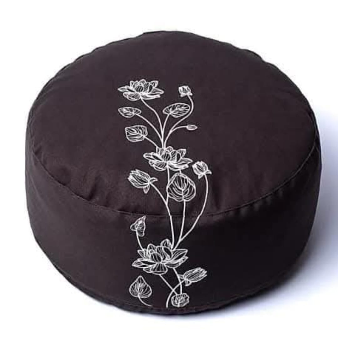 Cuscino Tondo Nero Antracite