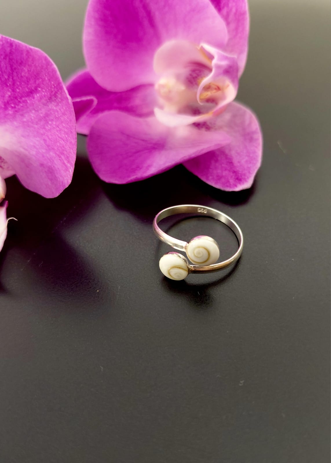 Anello Occhio di Shiva Doppio