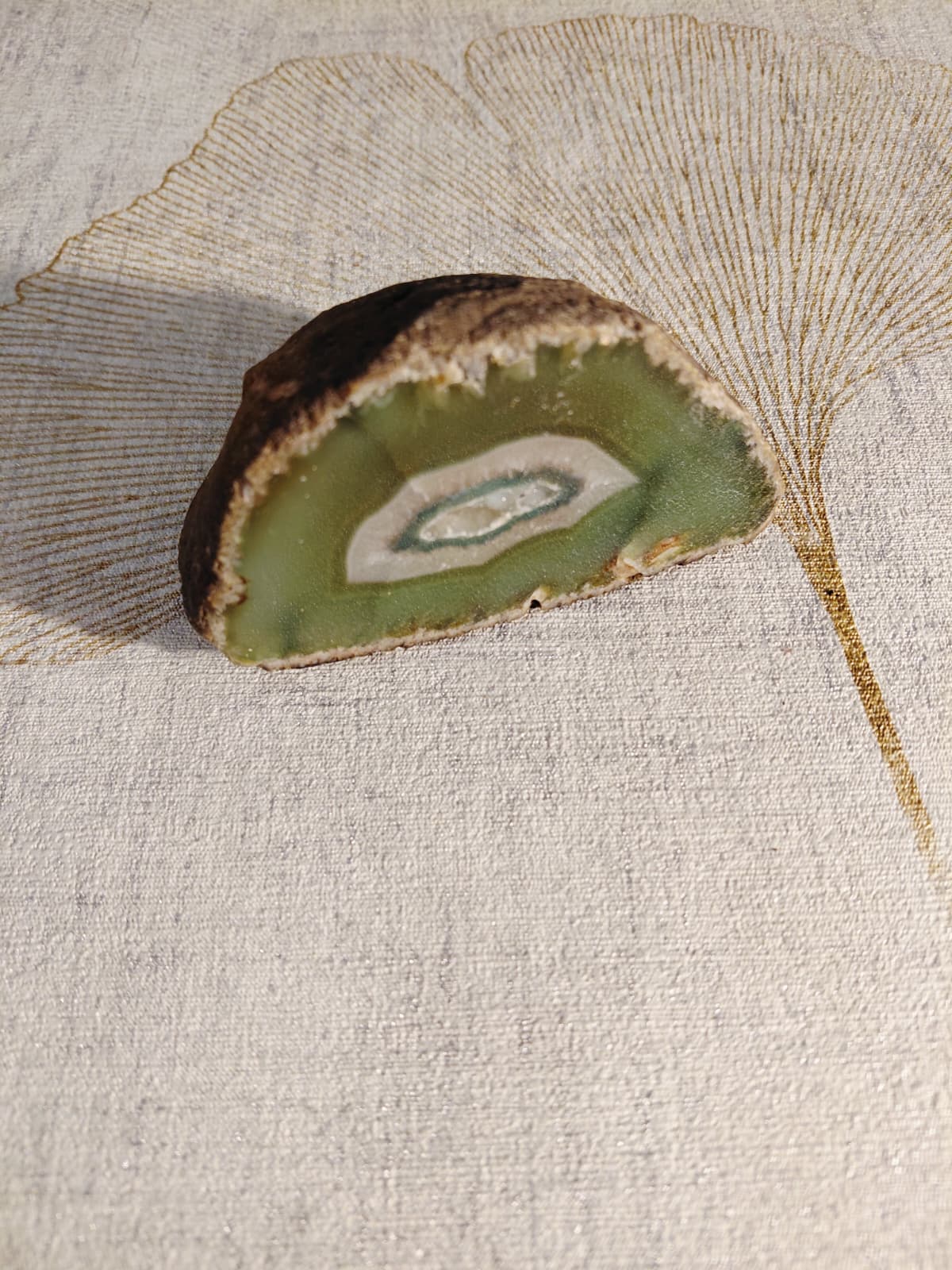Geode Agata Verde