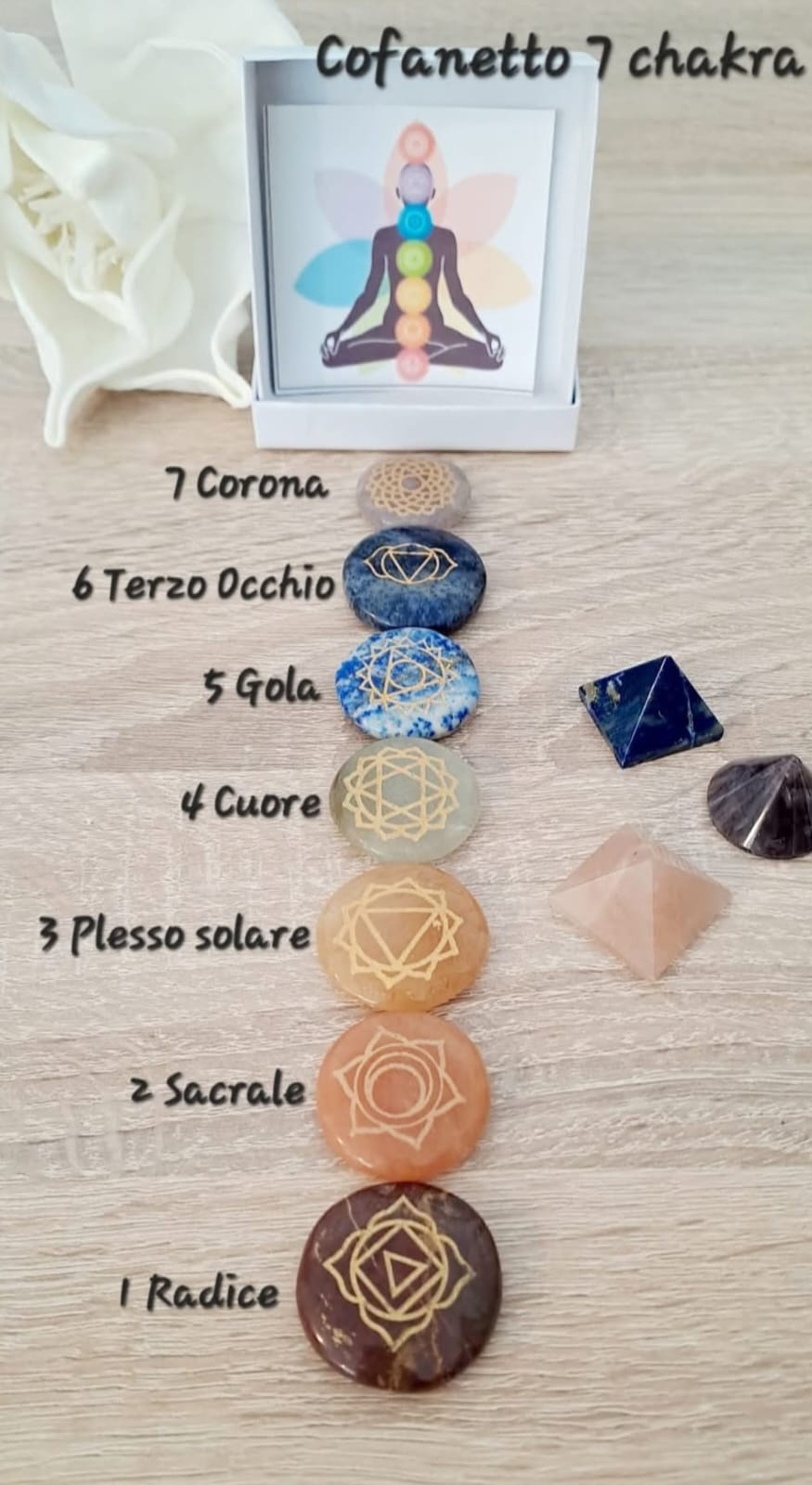 Cofanetto 7 chakra