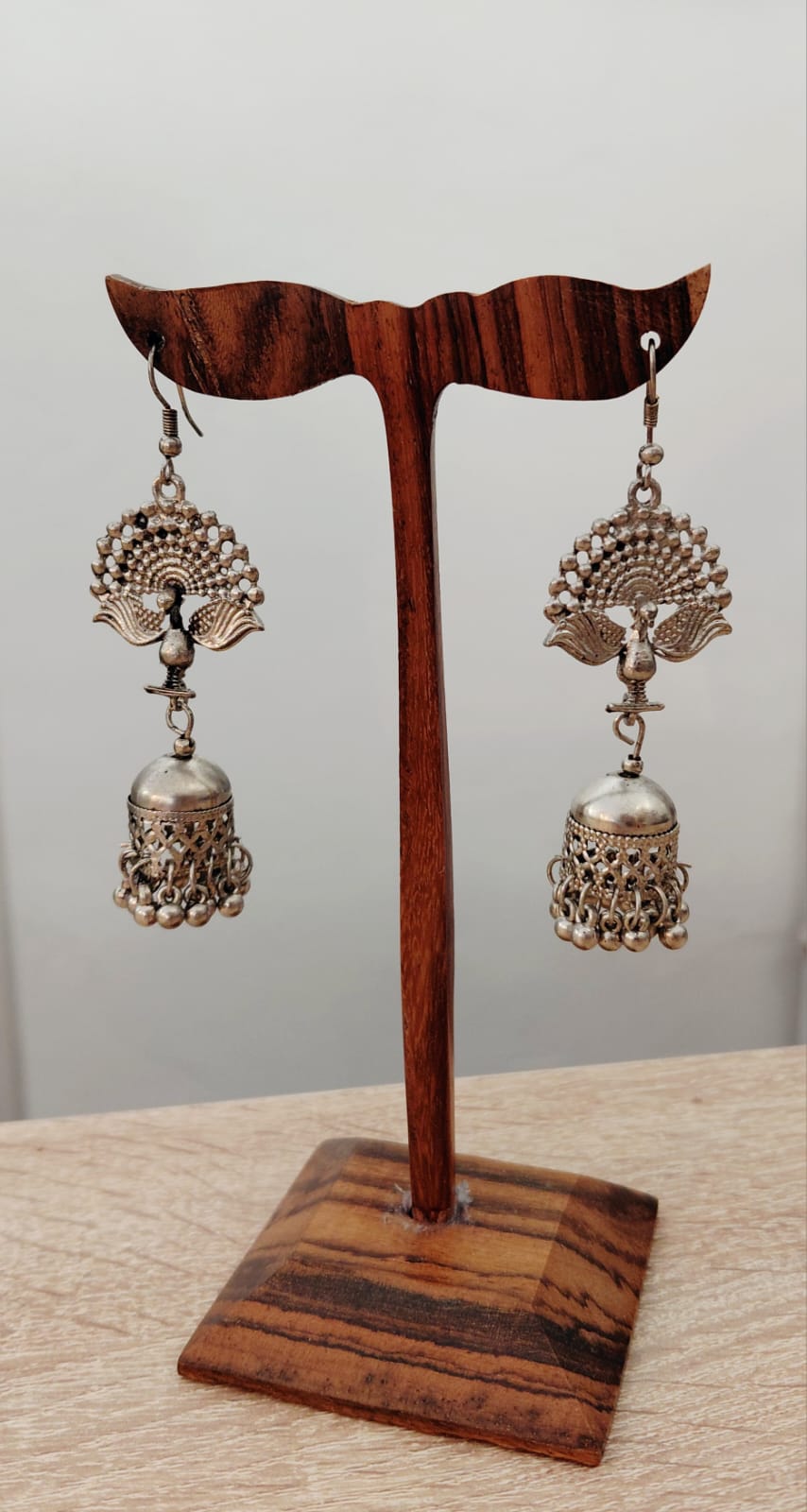 Orecchino Jhumka & Pavone