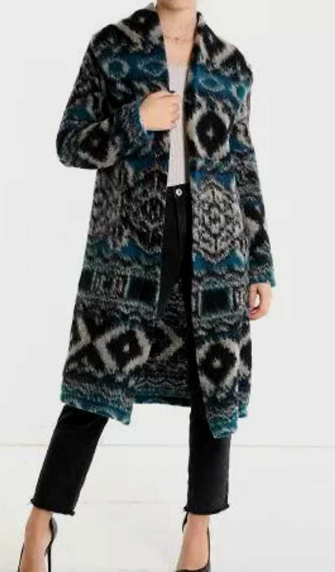 Cappotto Lana Blu