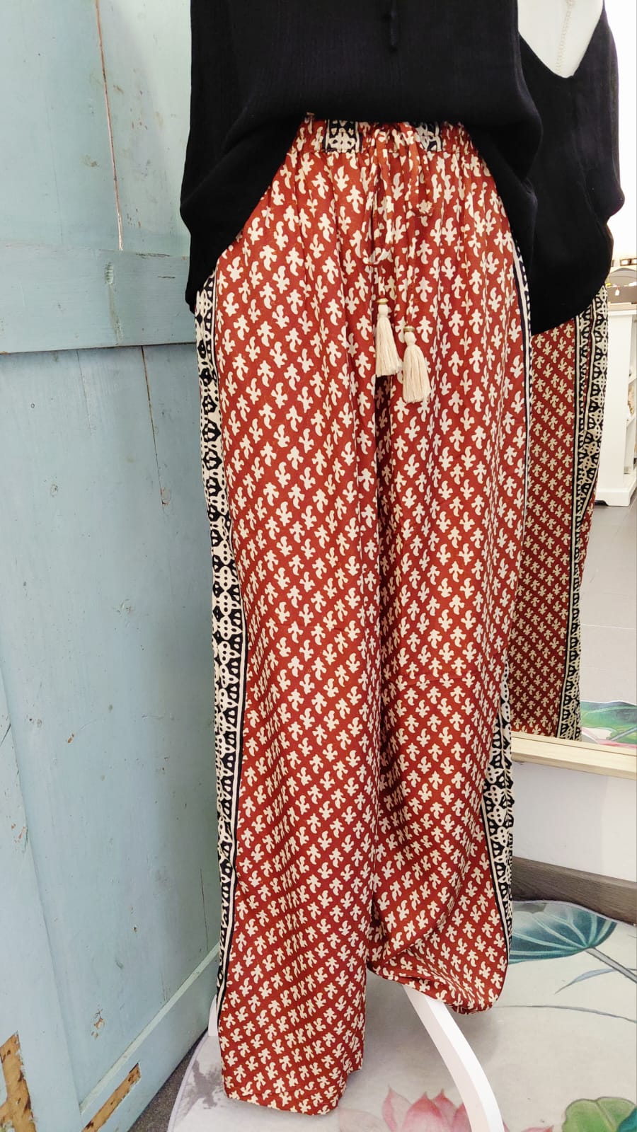 Pantalone Silk Geometrie