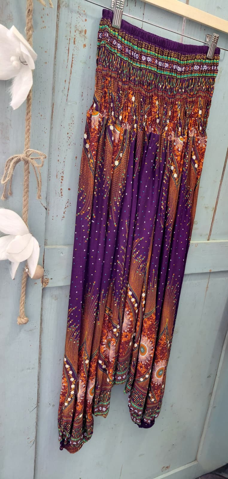 Pantalone Turco "Pavone Viola"